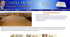 Desktop Screenshot of chapel-house.org.uk